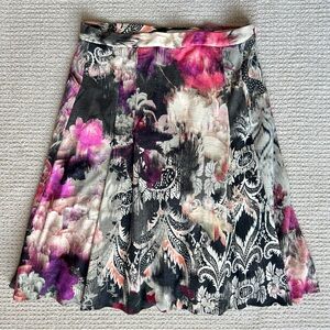 Paola Quadretti Alta Moda Firenze Floral Midi Skirt Size 10 (46)